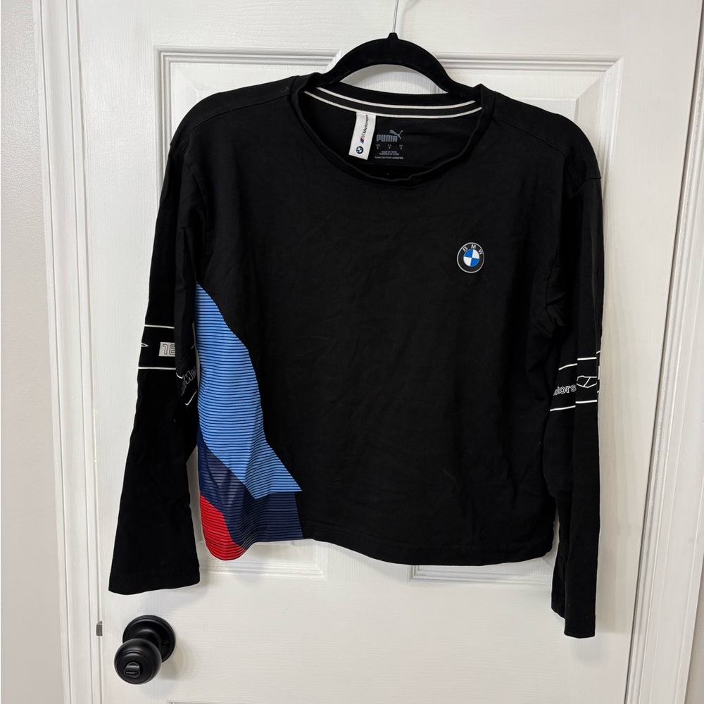 Puma Black Motorsport Tee with BMW Accents